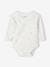 Pack of 5 'Heart' Long Sleeve, Organic Cotton Bodysuits with Front Opening for Babies pale pink 