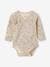 Pack of 5 Long Sleeve Bodysuits in Organic Cotton for Newborn Babies vanilla 