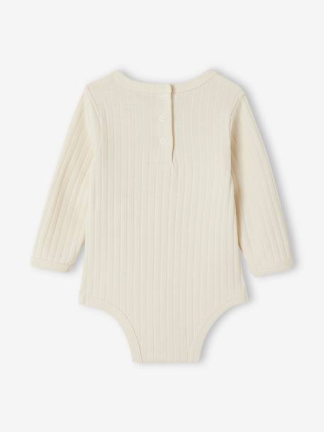 Pack of 2 Long Sleeve Bodysuits in Organic Cotton blue 