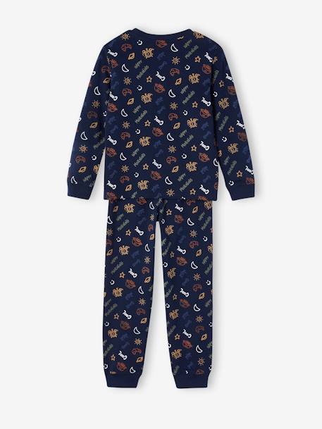 Jersey Knit Pyjamas with 'Good night' Glow-in-the-Dark Motifs for Boys navy blue 