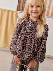 Girls-Blouses, Shirts & Tunics-Blouse with Flowers for Girls