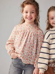 Girls-Blouses, Shirts & Tunics-Floral Blouse for Girls