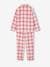 Pyjamas in Chequered Flannel for Girls rose 