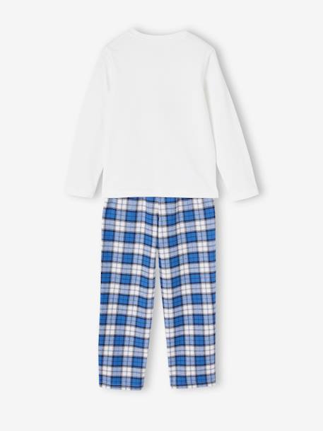 Flannel Pyjamas with Polar Animals, for Boys blue 