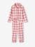 Pyjamas in Chequered Flannel for Girls rose 