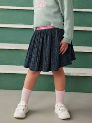 Girls-Skirts-Pleated Glittery Skirt for Girls