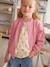 Varsity-Style Fleece Jacket for Girls old rose 