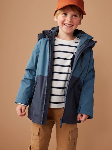 3-in-1 Techno Parka for Boys ink blue 