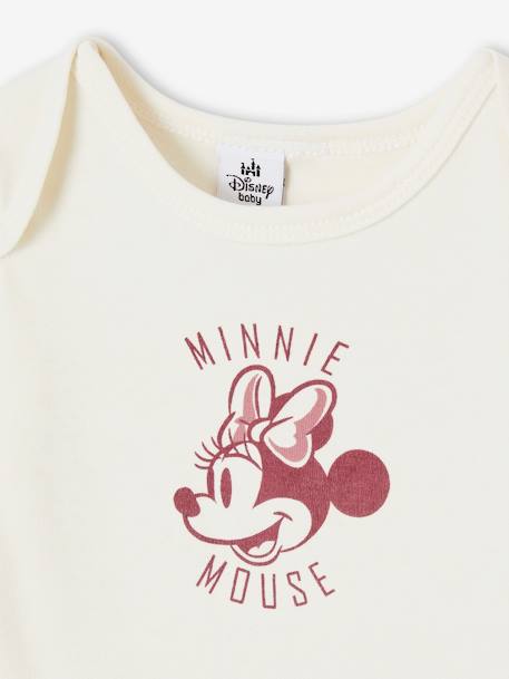 Pack of 2 Minnie Mouse Bodysuits by Disney® for Babies rose 