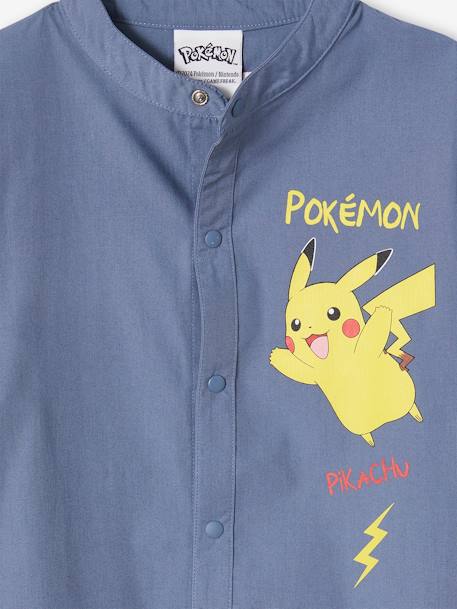 Pokémon Smock for Boys grey blue 