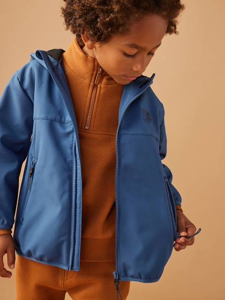 Sports Jacket in Polar Fleece for Boys blue 