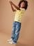 Wide Easy to Slip On Jeans for Boys bleached denim+brut denim+stone 