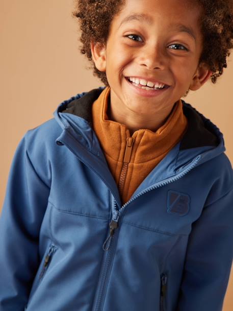 Sports Jacket in Polar Fleece for Boys blue 