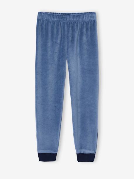 Pack of 2 'Space' Pyjamas in Velour for Boys navy blue 