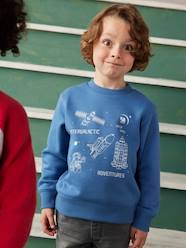 Boys-Basics Sweatshirt with Graphic Motif for Boys