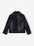 Leather-Effect Jacket for Girls black 