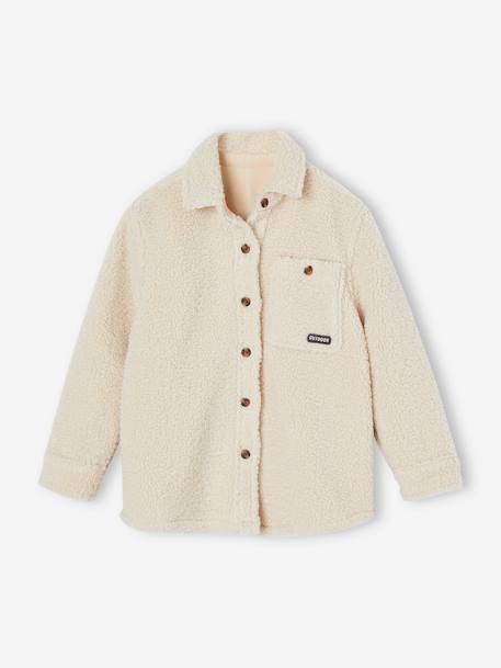 Sherpa Shirt for Boys ecru 