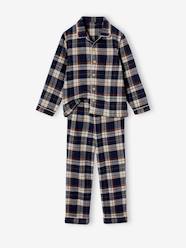 Boys-Nightwear-Chequered Flannel Pyjamas for Boys