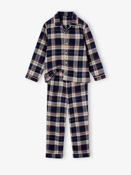 Chequered Flannel Pyjamas for Boys 6392 