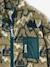 Polar Fleece Zip Jacket, Camo Print, for Boys sage green 