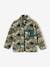 Polar Fleece Zip Jacket, Camo Print, for Boys sage green 