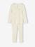 Pack of 2 Rib Knit Pyjamas for Girls beige 