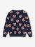 Fun Jacquard Jumper with Foxes for Boys night blue 