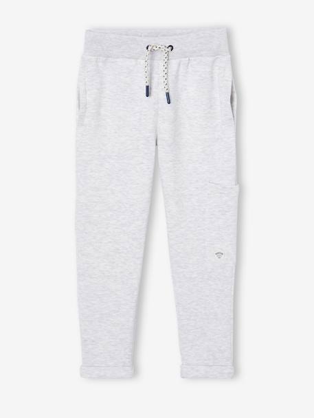 Sports Combo: Sweatshirt & Bottoms for Boys marl white 