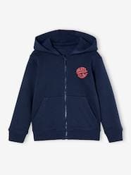 -Basics Zipped Jacket with Hood for Boys