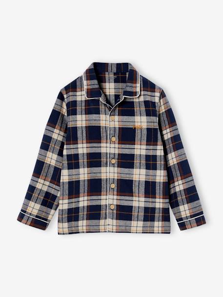 Chequered Flannel Pyjamas for Boys 6392 