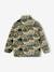 Polar Fleece Zip Jacket, Camo Print, for Boys sage green 