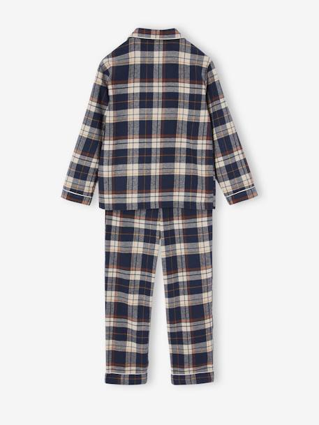 Chequered Flannel Pyjamas for Boys 6392 