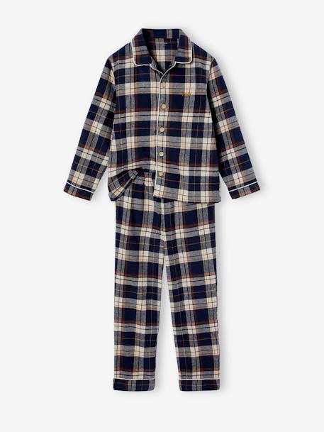 Chequered Flannel Pyjamas for Boys 6392 