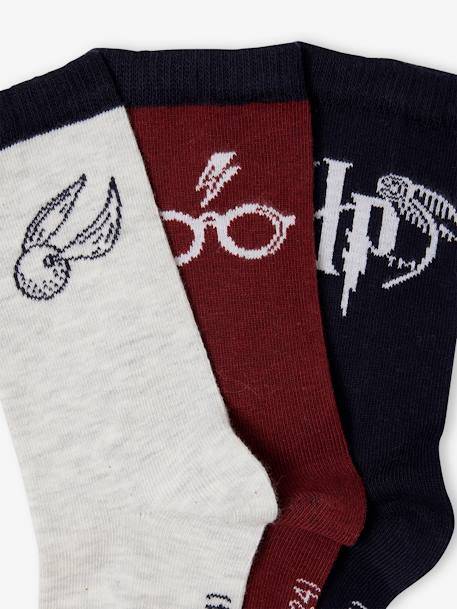 Set of 3 pairs of HARRY POTTER® socks for boys night blue 