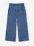 Wide Leg Carpenter Jeans for Girls light blue+medium blue 