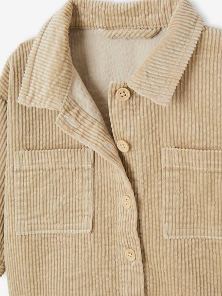 Corduroy Shirt for Babies green 