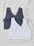 Pack of 2 Crossover Bras, Lace Finish, Maternity & Nursing Special white 