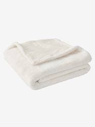 -Blanket in Cotton Gauze & Faux Fur