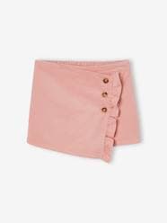 Envelope-type Corduroy Skort for Girls