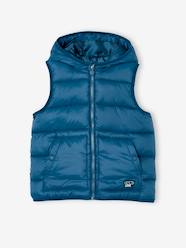 Boys-Hooded Colourblock Bodywarmer for Boys