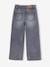 Wide Leg Jeans for Girls brut denim+denim grey 