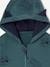 Zipped Sports Jacket with Ears on the Hood, for Boys aqua green 