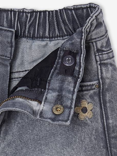 Wide Leg Jeans for Girls brut denim+denim grey 