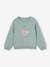 Basics Sweatshirt with Motif for Girls grey green+indigo+rose+vanilla 