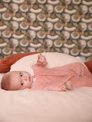 Baby-Pyjamas-Corduroy Sleepsuit with Frilled Collar for Newborn Babies