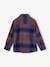 Chequered Flannel Shirt for Boys chequered white+night blue+slate blue 