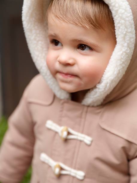 Parka with Hood & Duffel-Coat Look for Babies cappuccino 