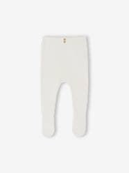 Baby-Trousers & Jeans-Footed Trousers in Cotton/Wool Knit