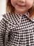 3-Piece Ensemble, Gingham Dress + Waistcoat + Headband for Babies chequered black 