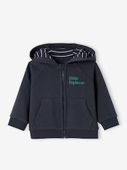 Baby-Jumpers, Cardigans & Sweaters-Hooded Jacket with Zip for Babies